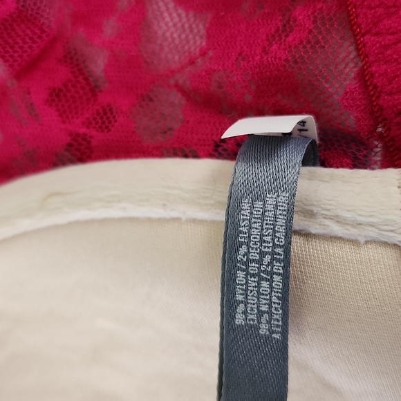 Aerie bright magenta Barbie pink lace front closure tback bra Size 32C - Picture 6 of 6